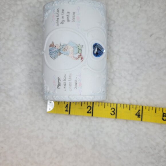 Precious Moments March Birthstone Hope Chest Box Gift Box - Picture 10 of 10